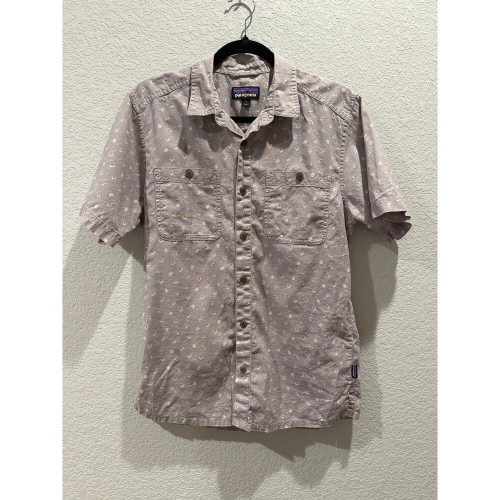 Men's‎ Patagonia Back Step Short Sleeve Button Down S